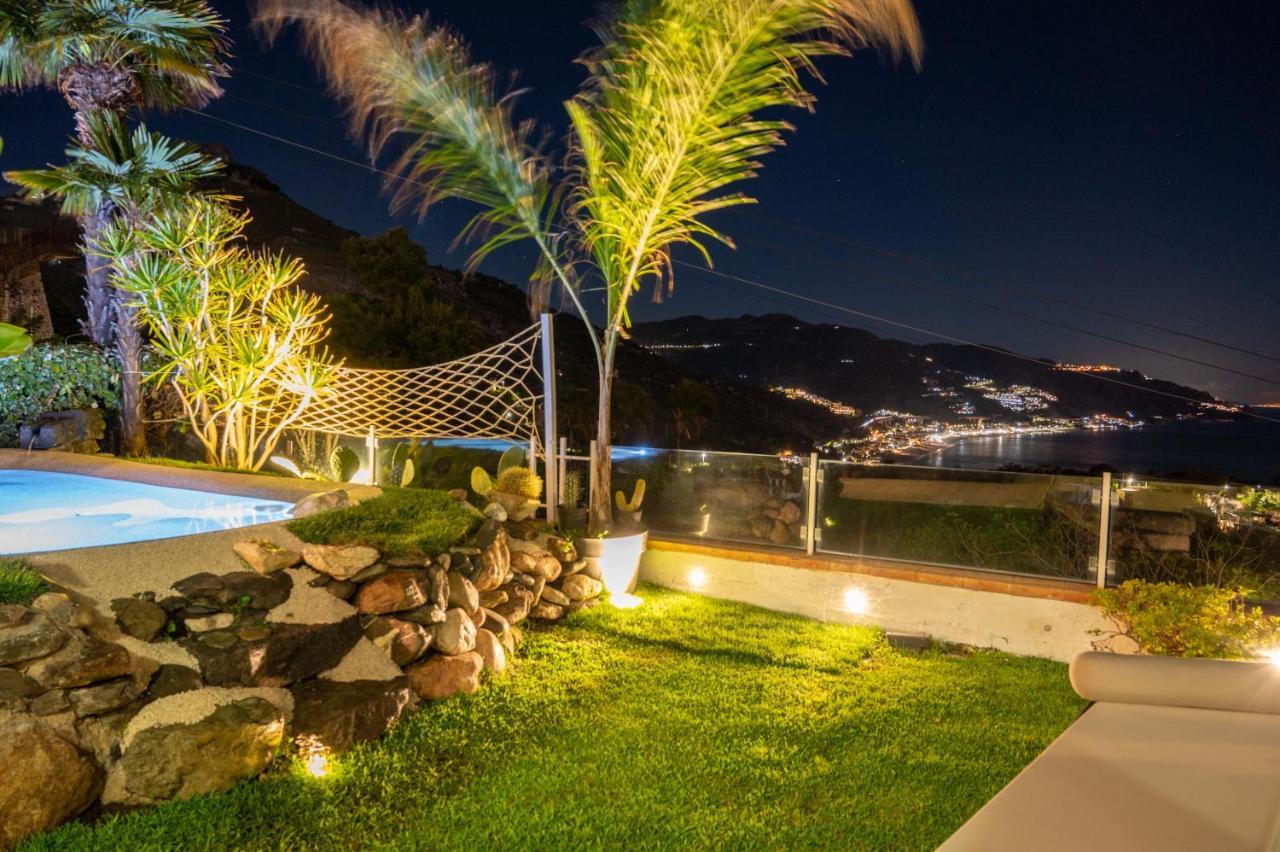 Luxury Taorum Villa With Spectacular Sea Views In تاورمينا المظهر الخارجي الصورة