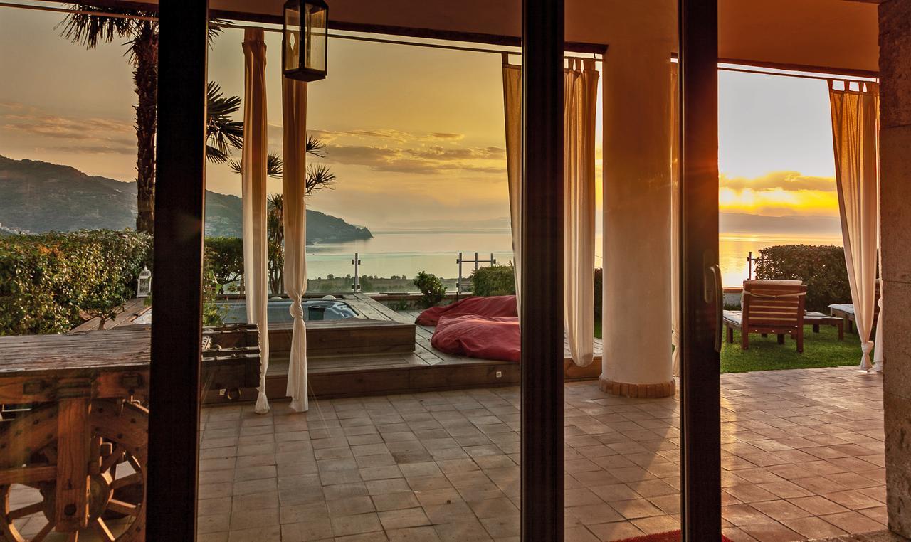 Luxury Taorum Villa With Spectacular Sea Views In تاورمينا المظهر الخارجي الصورة